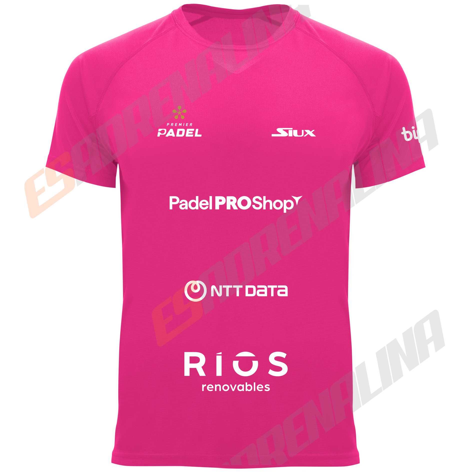 camiseta rosa stupa