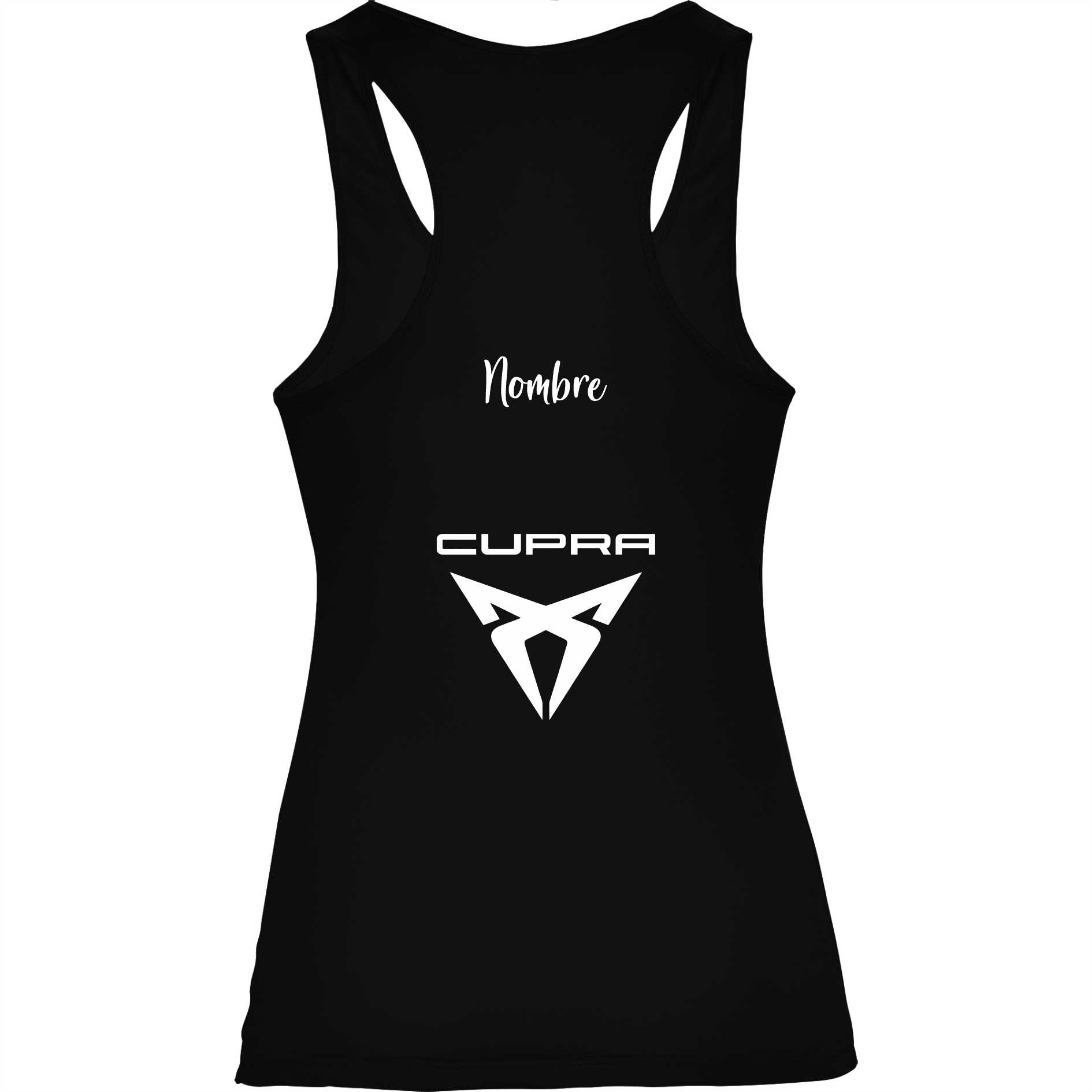 camiseta padel tirantes rosa Ari Sanchez posterior