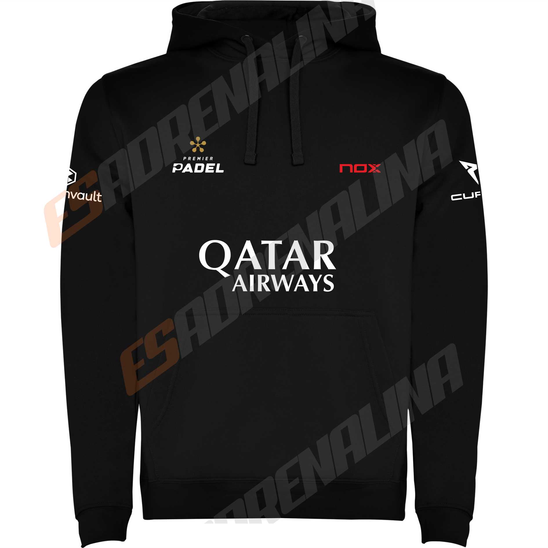sudadera negra tapia premier padel