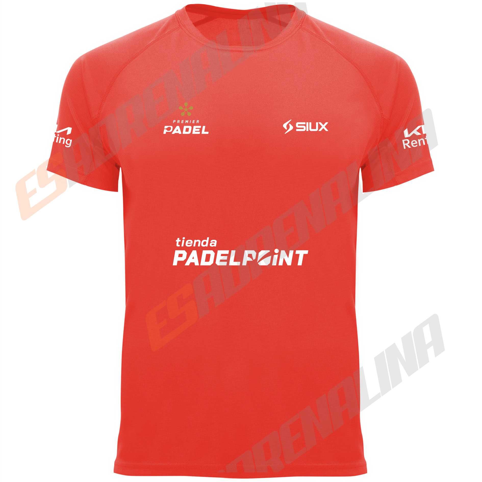 camiseta roja augsburger premier padel
