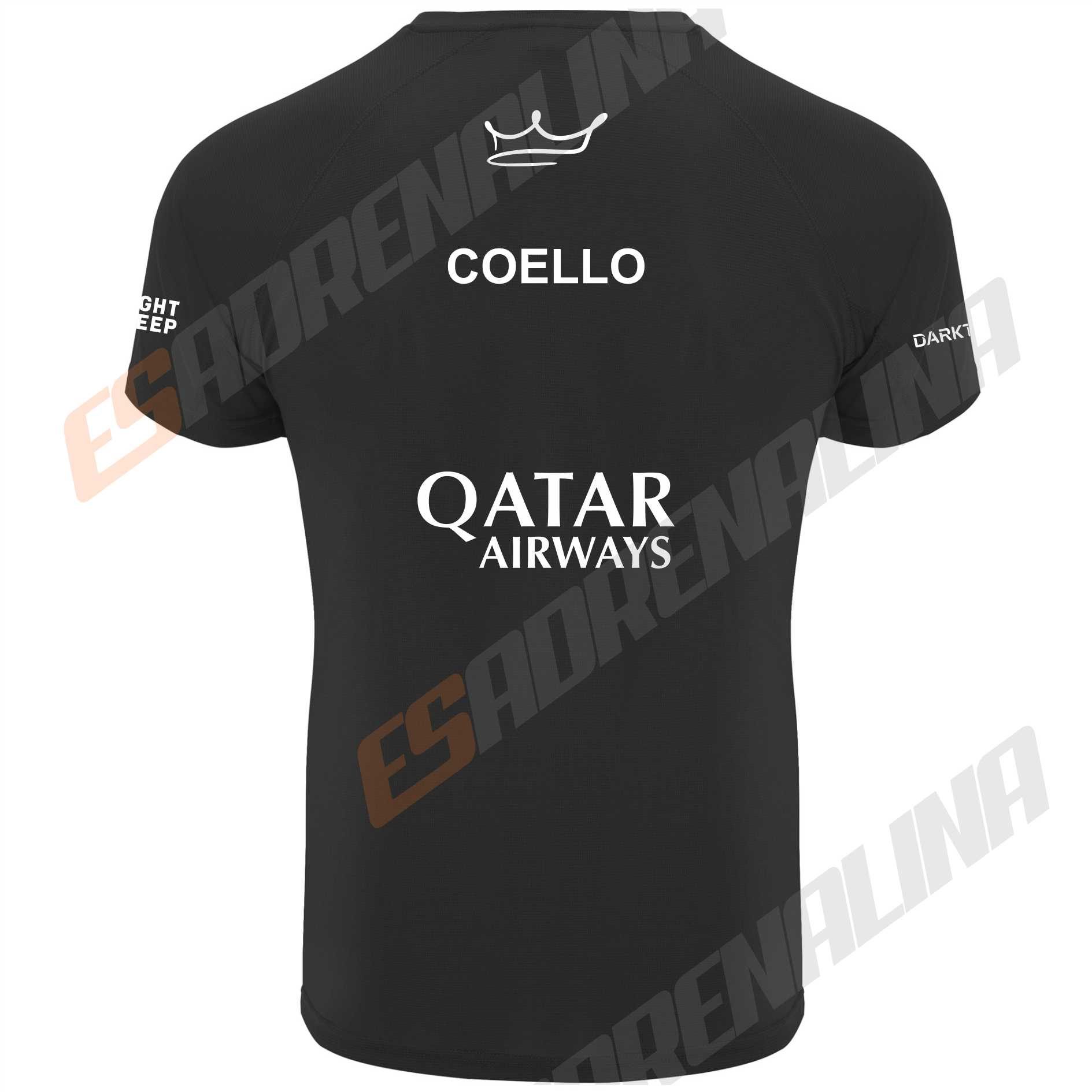 Camiseta negra padel Coello T