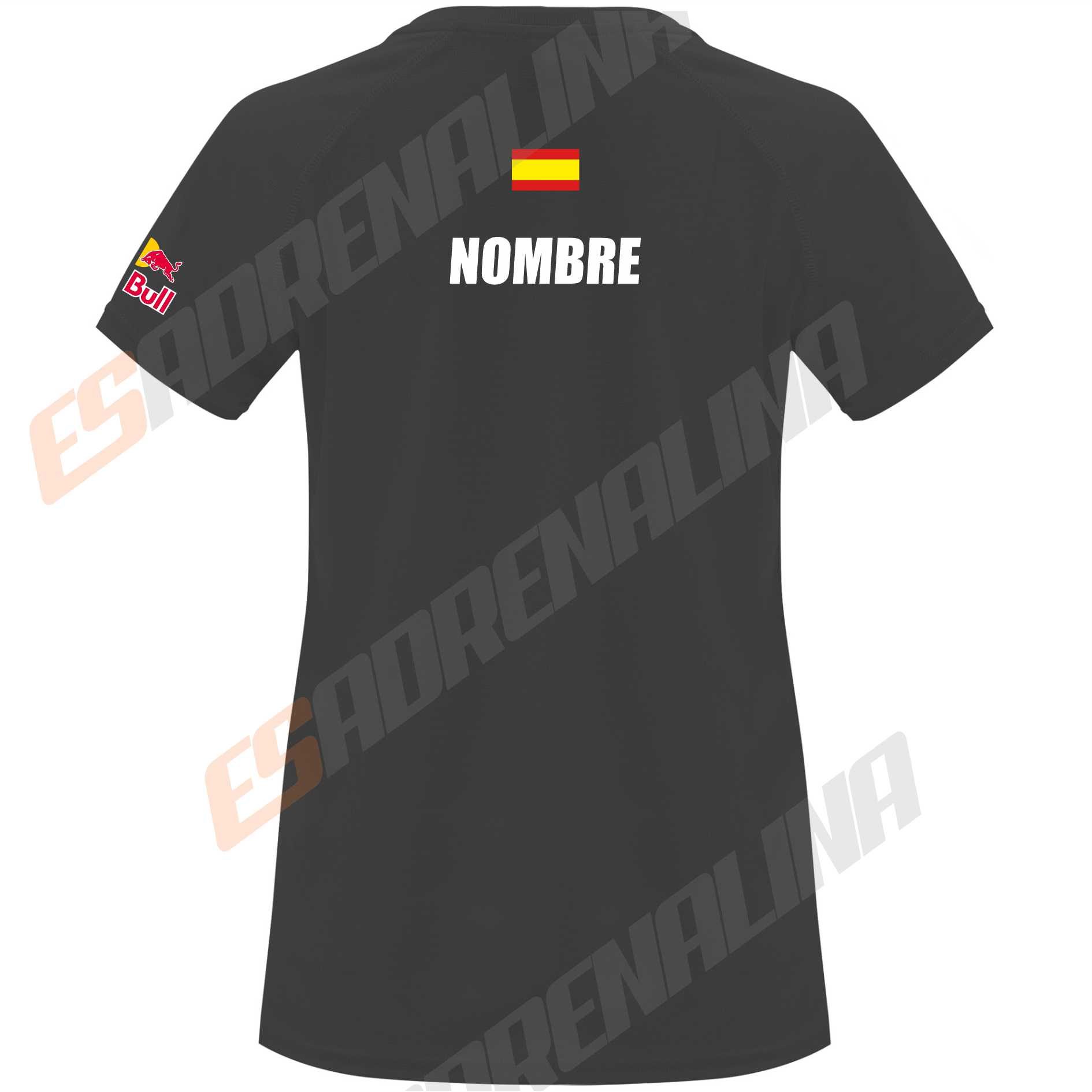 camiseta padel negra bea gonzales frontal