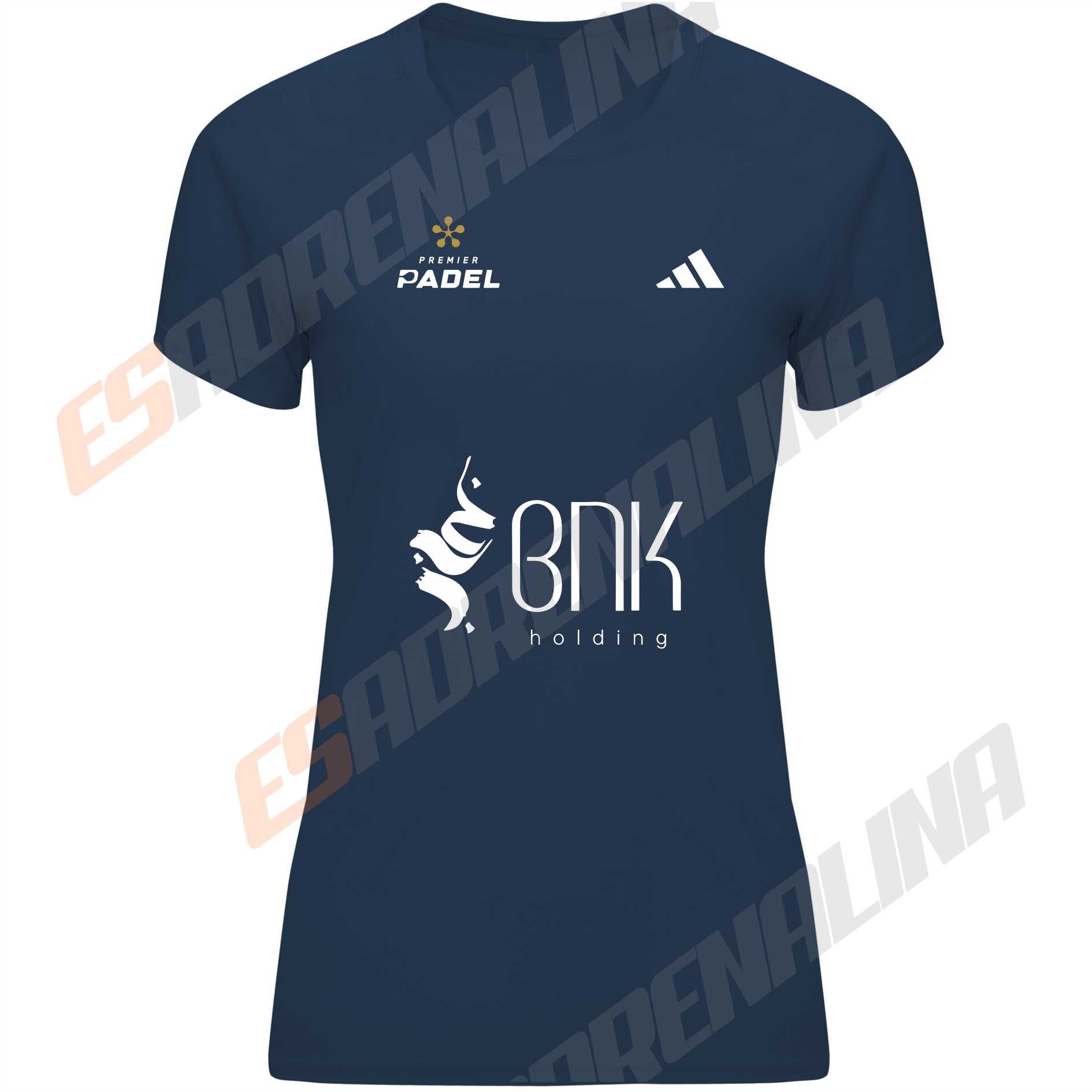 camiseta padel marino Ari Sanchez frontal