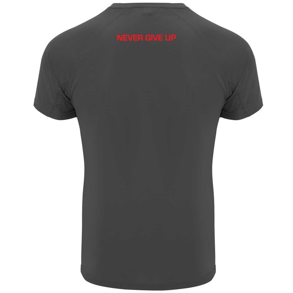 Camiseta de padel plomo court club tras