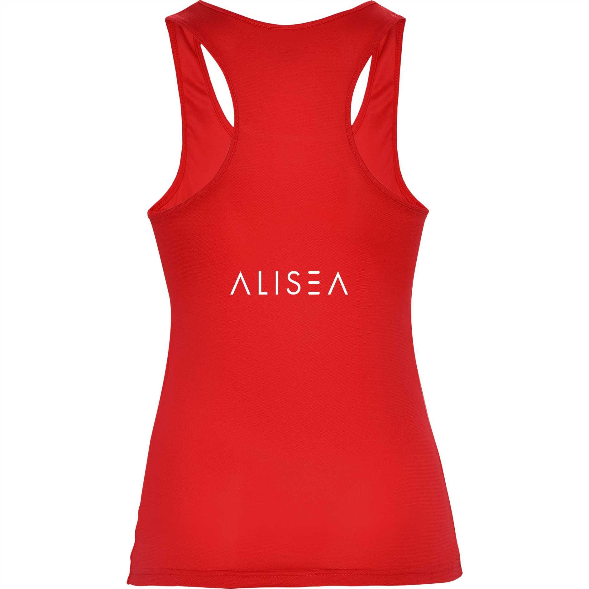 camiseta de tirantes roja martina calvo trasera