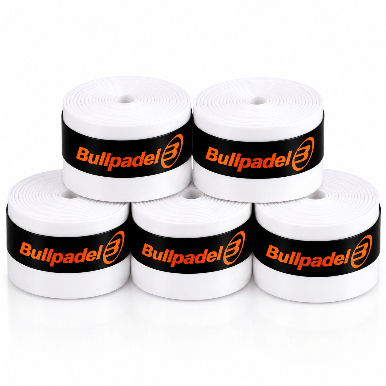 Overgrips Bullpadel pack 5 blancos
