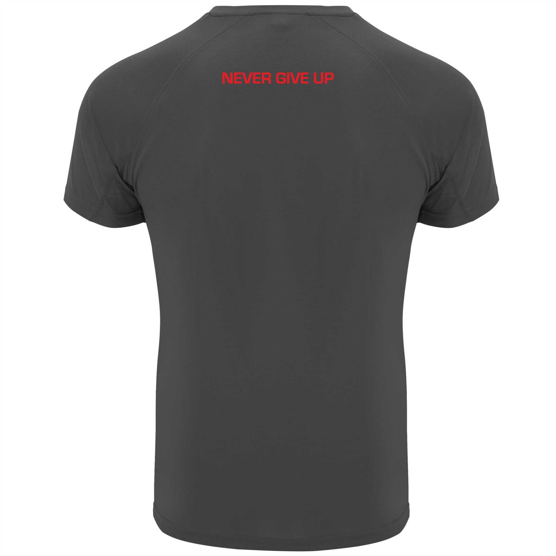 camiseta de padel plomo court club trasero