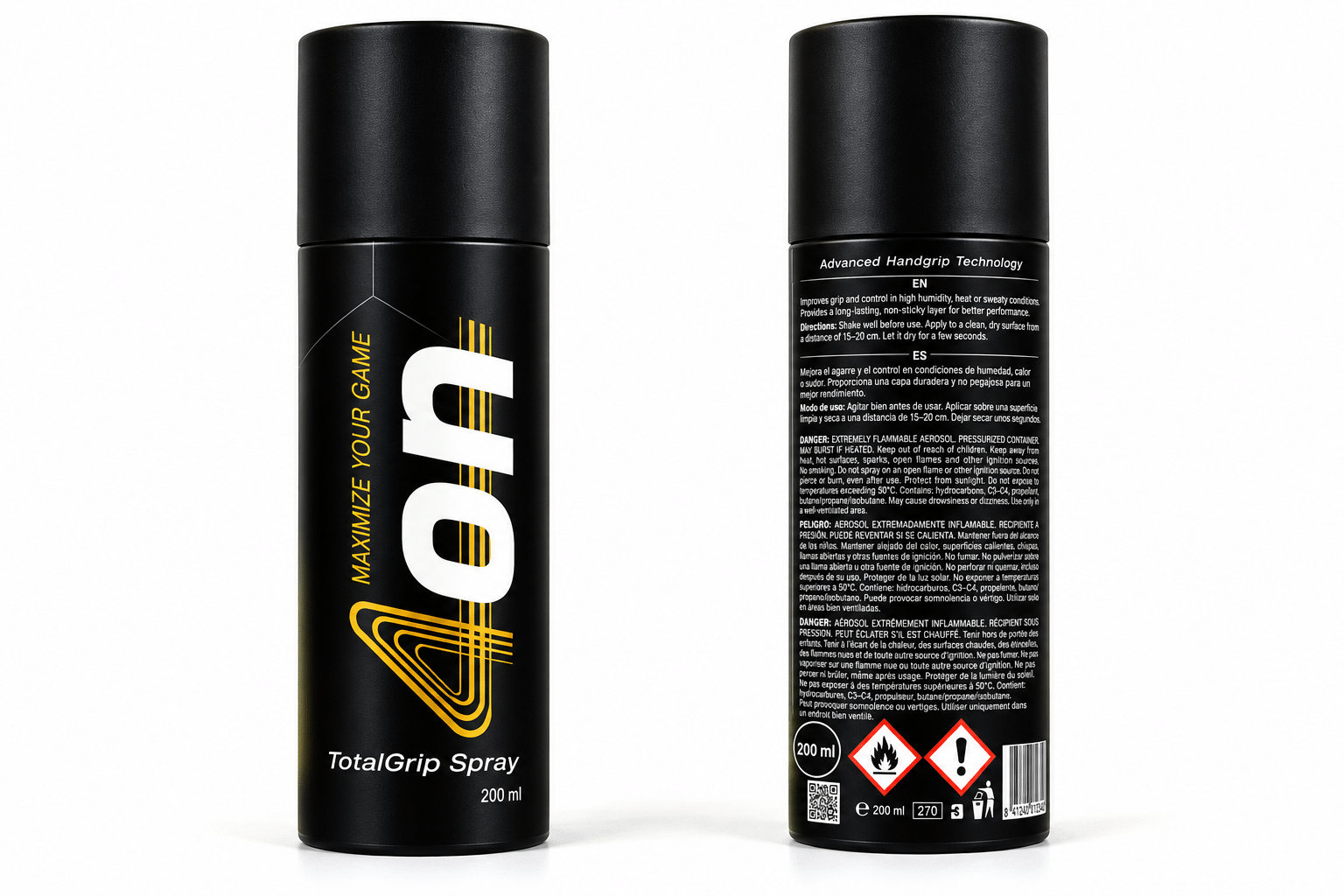 Spray 4ON TotalGrip 200 ml para mejorar el agarre