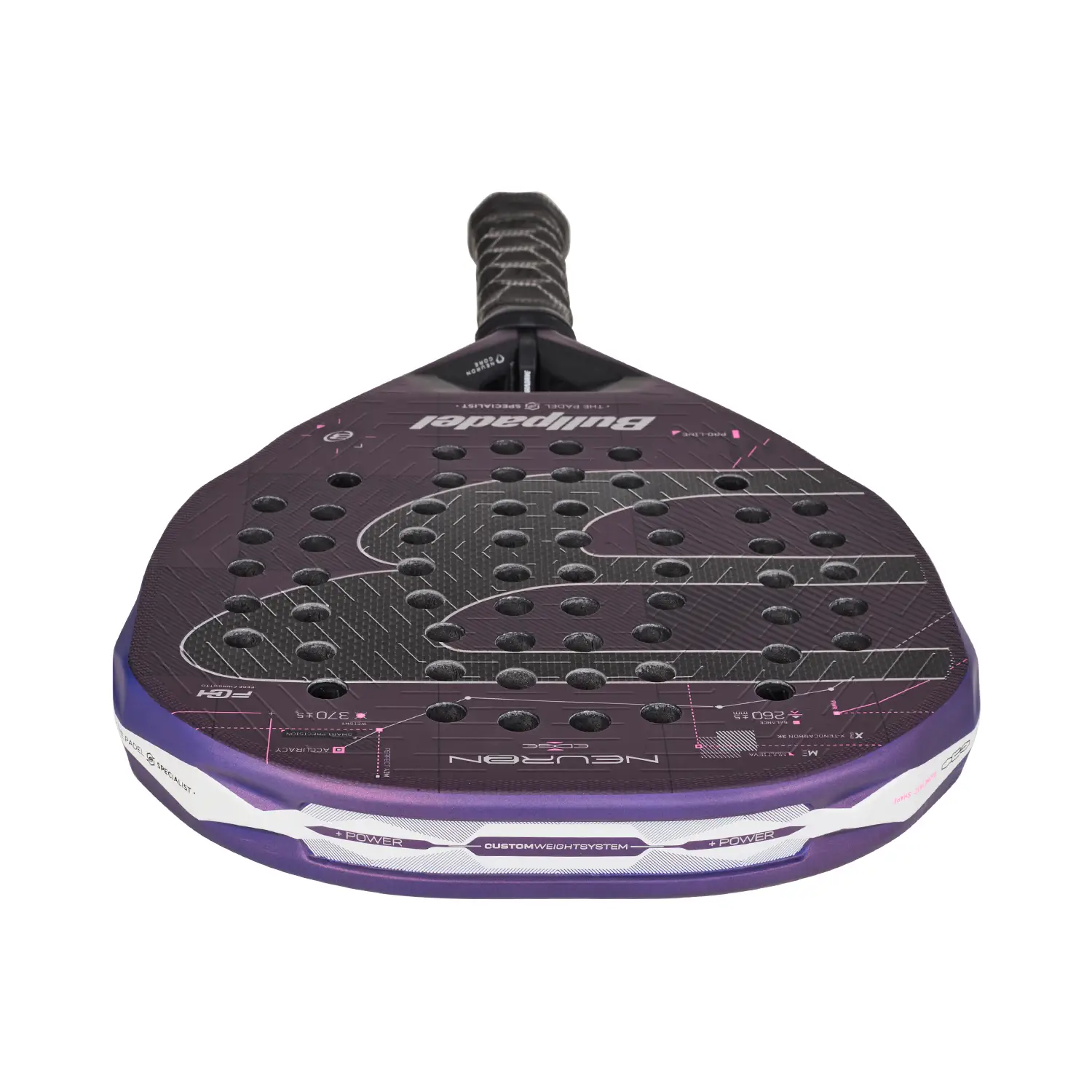 Pala Bullpadel Neuron 02 Edge 27 Fede Chingotto superior