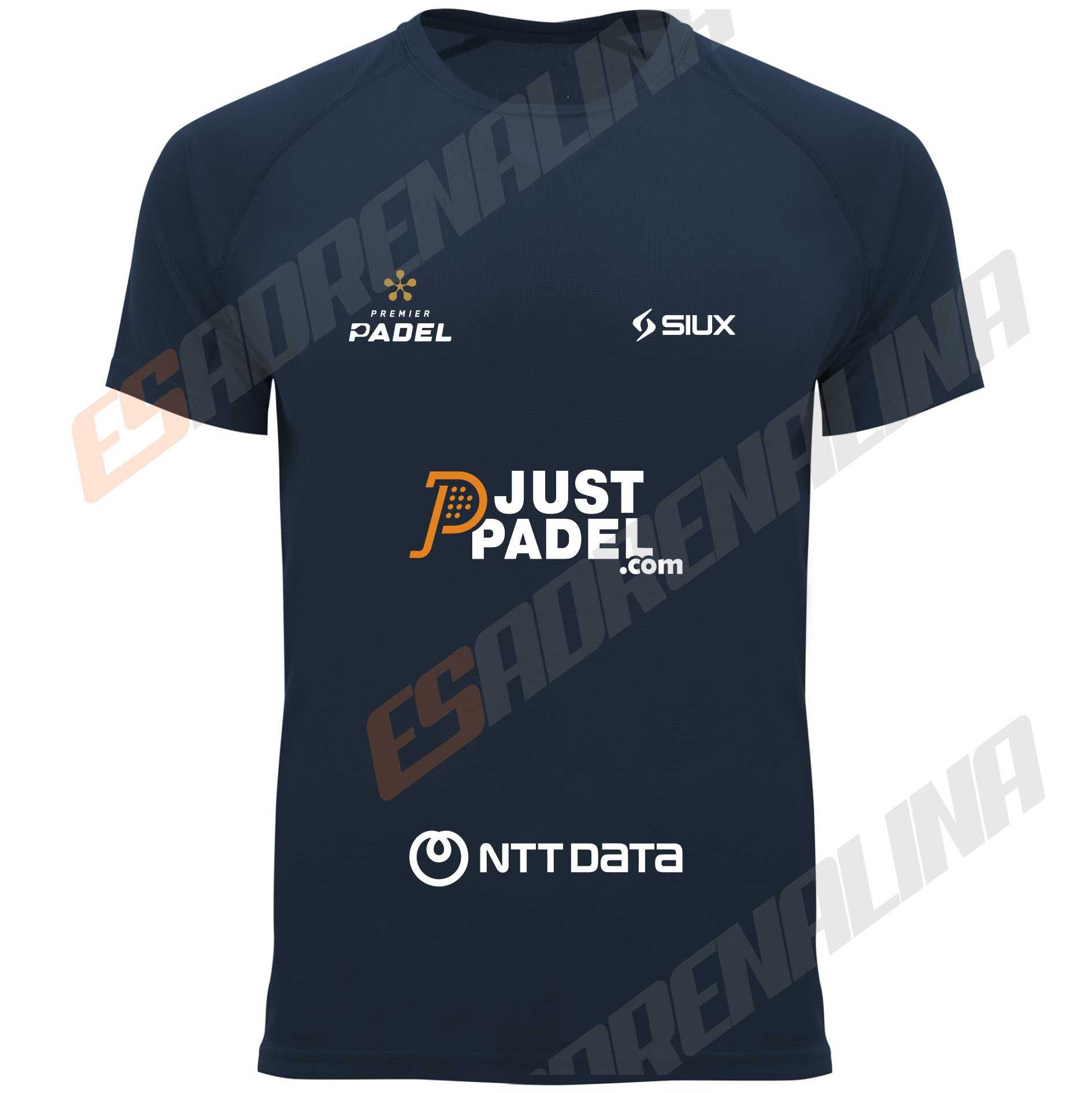 Camiseta padel marino libaak delantera